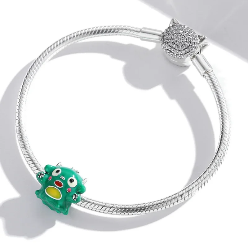 (imagem para) Pandora Style Cute Monster Charm - SCC2054 - Visualizar 3