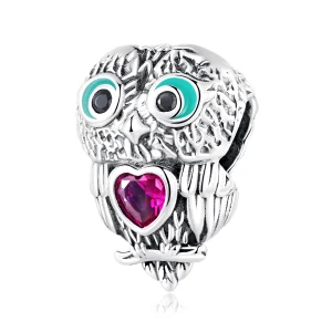(imagem para) Pandora Style Cute Owl Charm - SCC2253