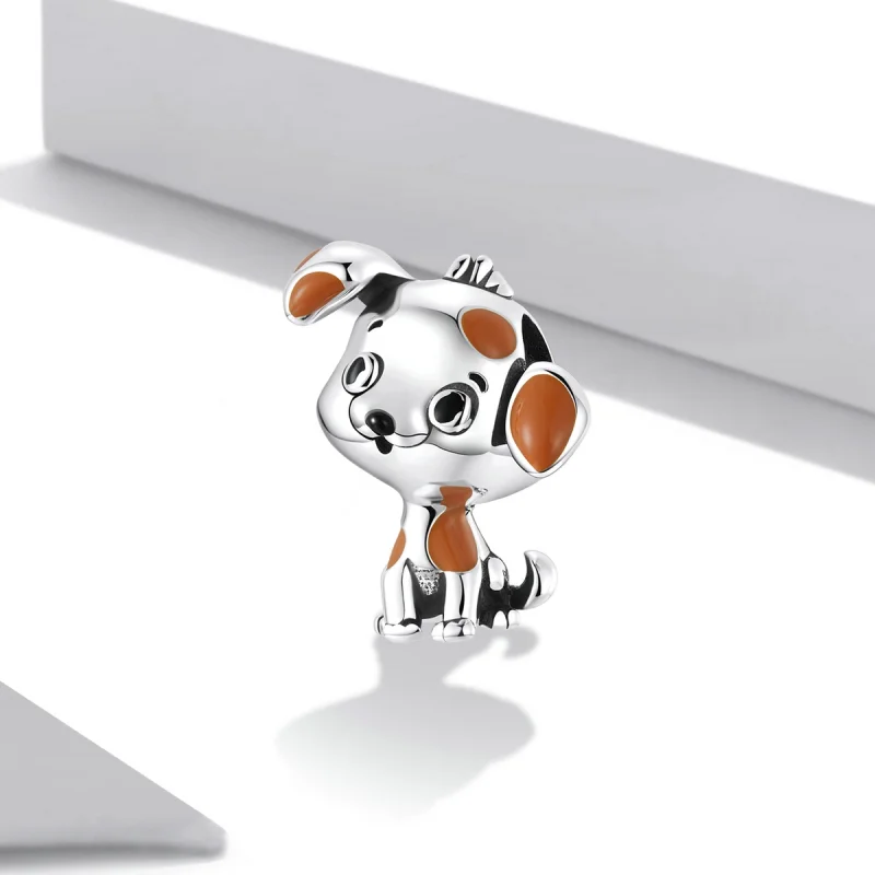 (imagem para) Pandora Style Cute Puppy Charm - SCC2159 - Visualizar 2