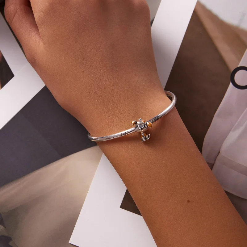 (imagem para) Pandora Style Cute Puppy Charm - SCC2159 - Visualizar 5