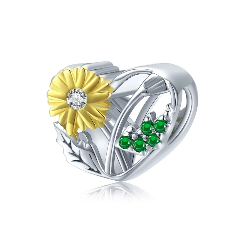 (imagem para) Pandora Style Daisy Story Charm - BSC284