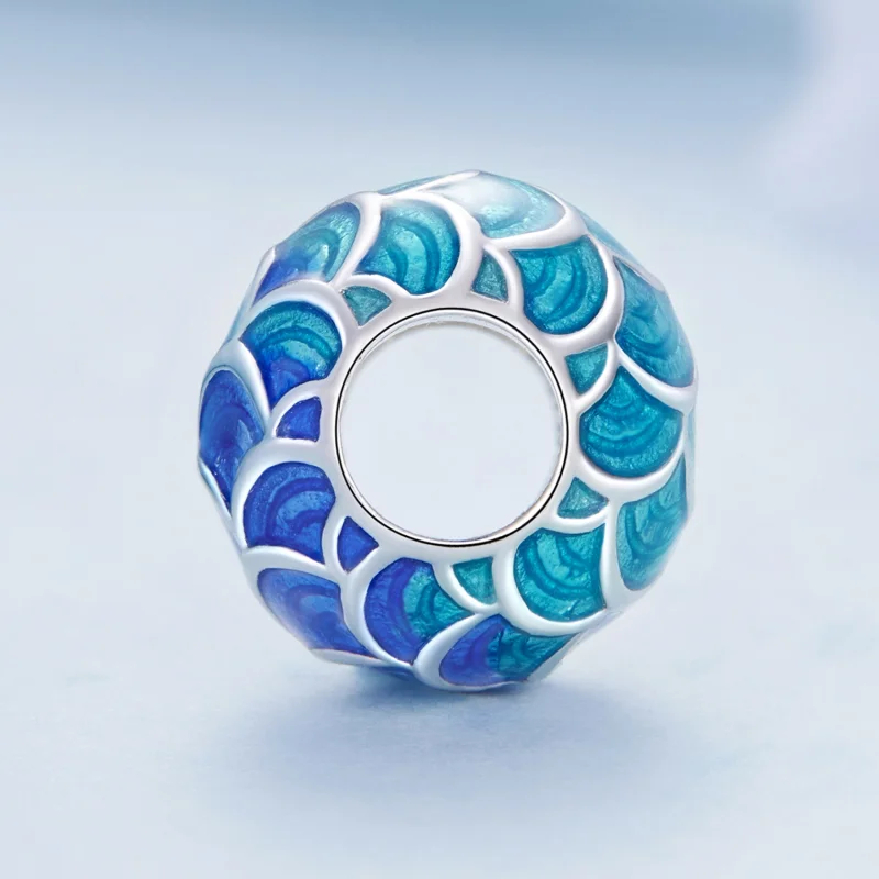 (imagem para) Pandora Style Dragon Scales Charm - BSC683 - Visualizar 3