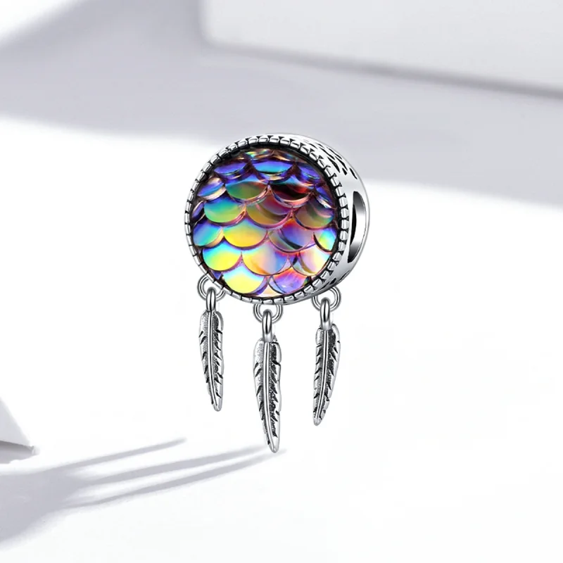 (imagem para) Pandora Style Dream Catcher Charm - SCC1985 - Visualizar 2