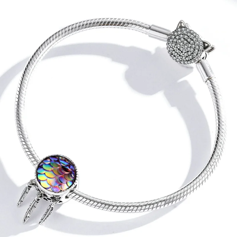 (imagem para) Pandora Style Dream Catcher Charm - SCC1985 - Visualizar 3
