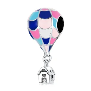 (imagem para) Pandora Style Dream Hot Air Balloon Charm - BSC545