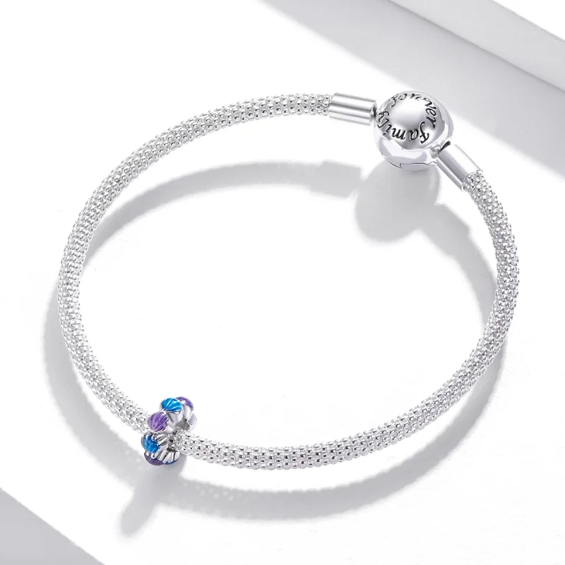 (imagem para) Pandora Style Dream Shell Spacer Charm - BSC431 - Visualizar 3