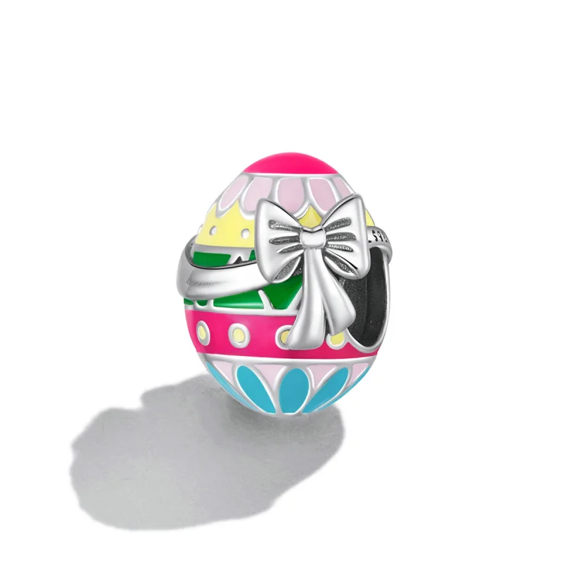 (imagem para) Pandora Style Easter Egg with Bow Charm - SCC2119 - Visualizar 2