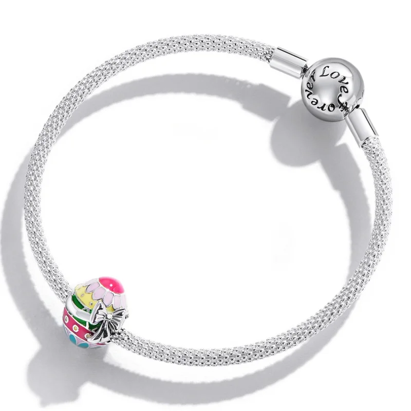 (imagem para) Pandora Style Easter Egg with Bow Charm - SCC2119 - Visualizar 3