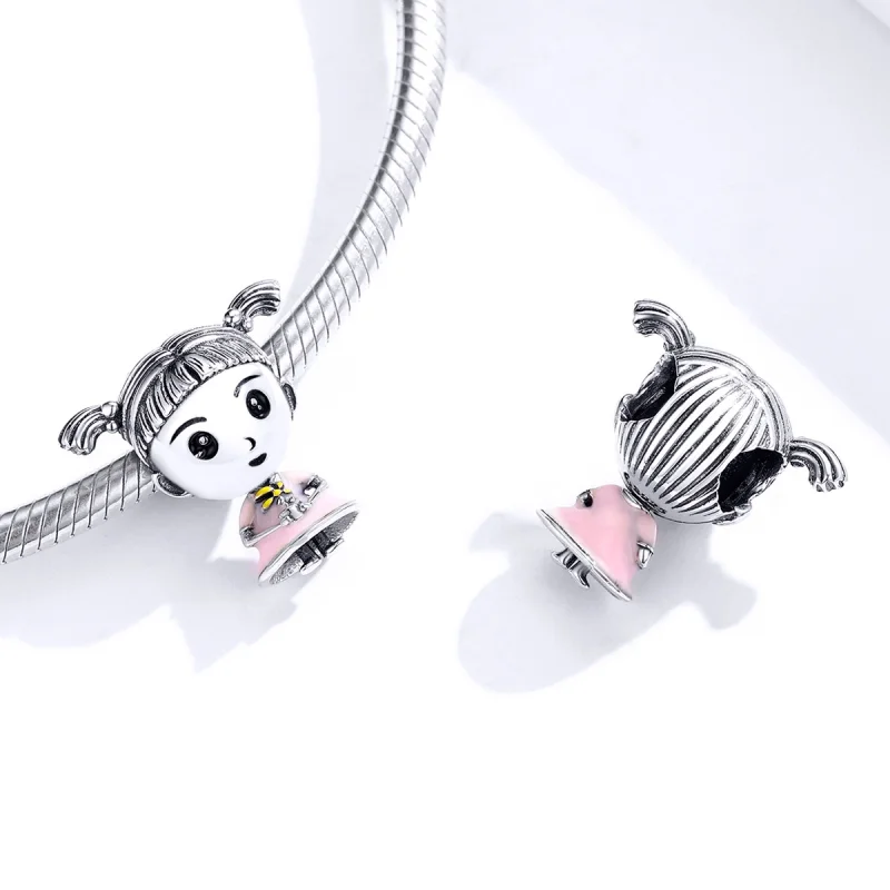 (imagem para) Pandora Style Elder Sister Charm - BSC172 - Visualizar 4