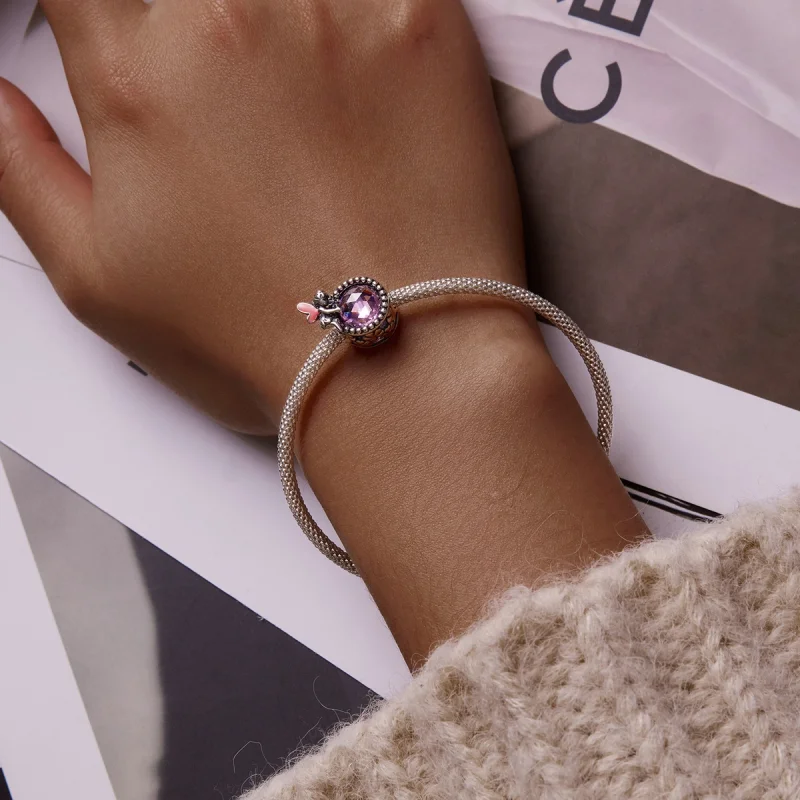 (imagem para) Pandora Style Elf Orb Charm - BSC591 - Visualizar 5