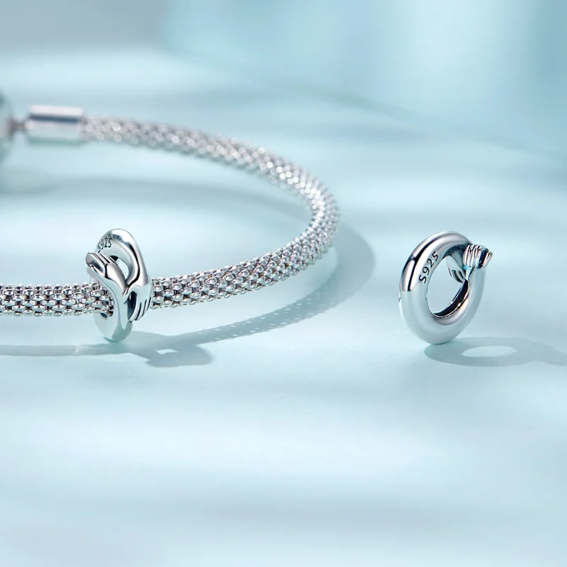 (imagem para) Pandora Style Embrace Spacer Charm - SCC2363 - Visualizar 5