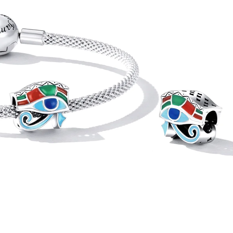 (imagem para) Pandora Style Eye of Horus Charm - SCC2256 - Visualizar 4