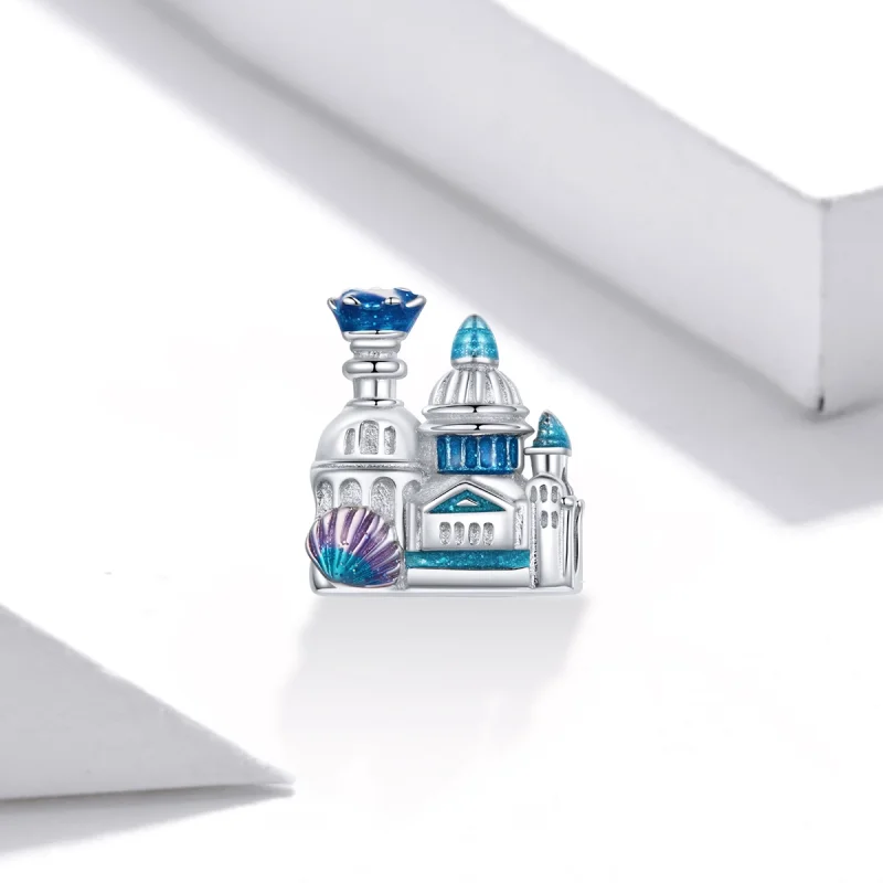 (imagem para) Pandora Style Fantasy Castle Charm - BSC432 - Visualizar 2