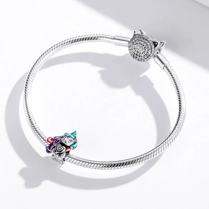 (imagem para) Pandora Style Fantasy Pony Charm - SCC1919 - Visualizar 3