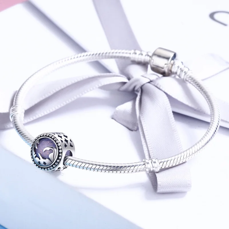 (imagem para) Pandora Style Fantasy Unicorn Charm - SCC377 - Visualizar 4