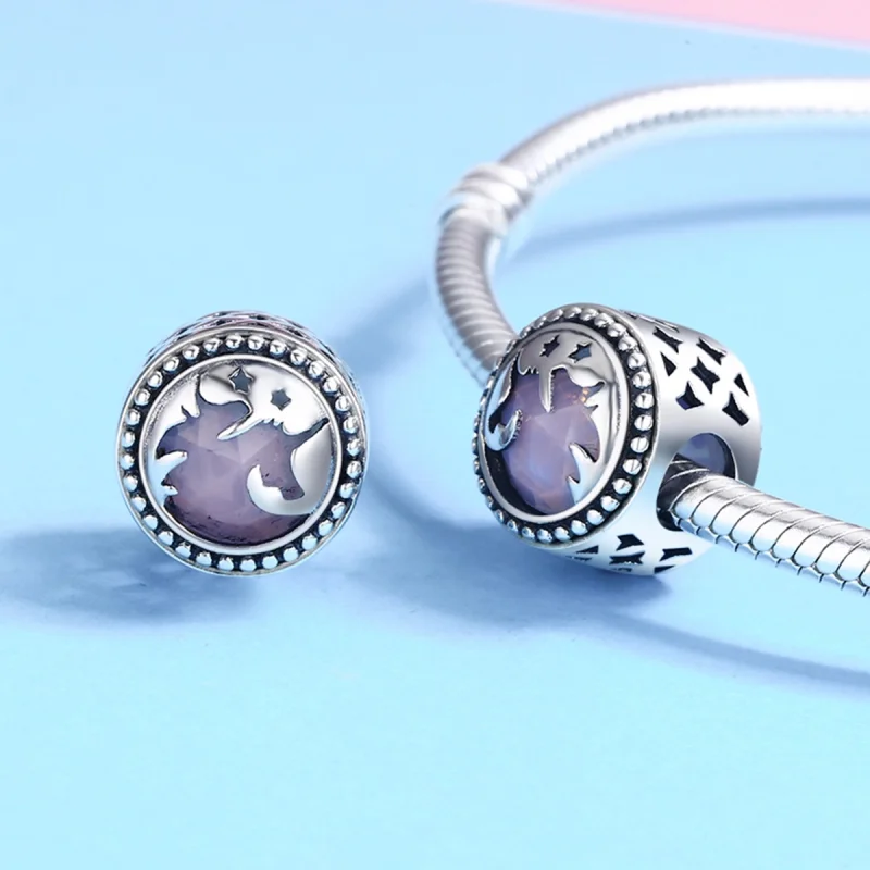 (imagem para) Pandora Style Fantasy Unicorn Charm - SCC377 - Visualizar 5