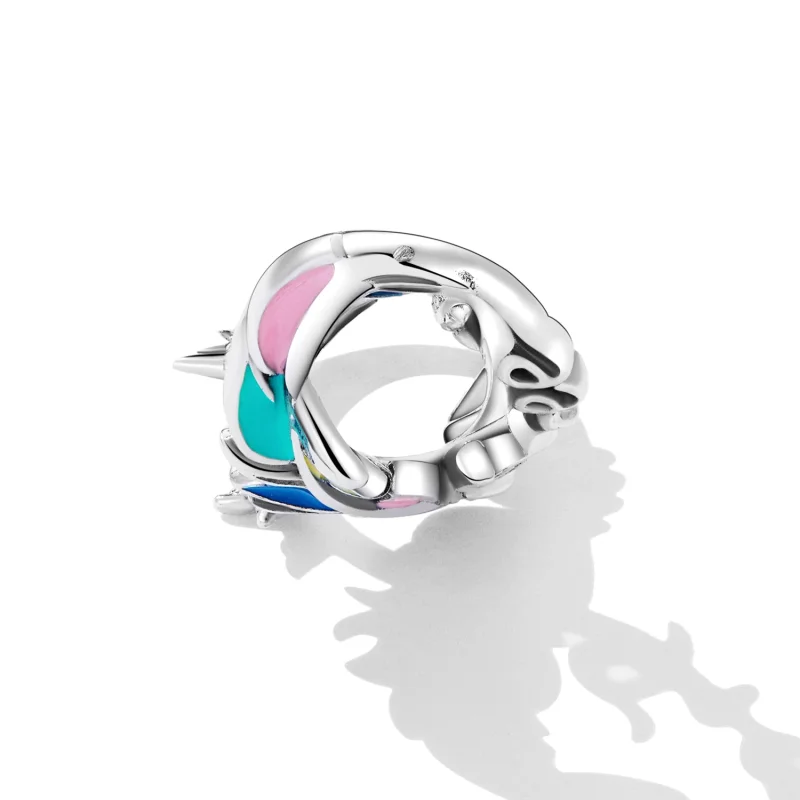 (imagem para) Pandora Style Feather Infinity Symbol Charm - SCC2322 - Visualizar 3