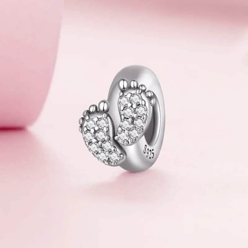 (imagem para) Pandora Style Feet Spacer Charm - BSC688 - Visualizar 2