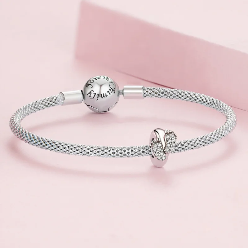 (imagem para) Pandora Style Feet Spacer Charm - BSC688 - Visualizar 5