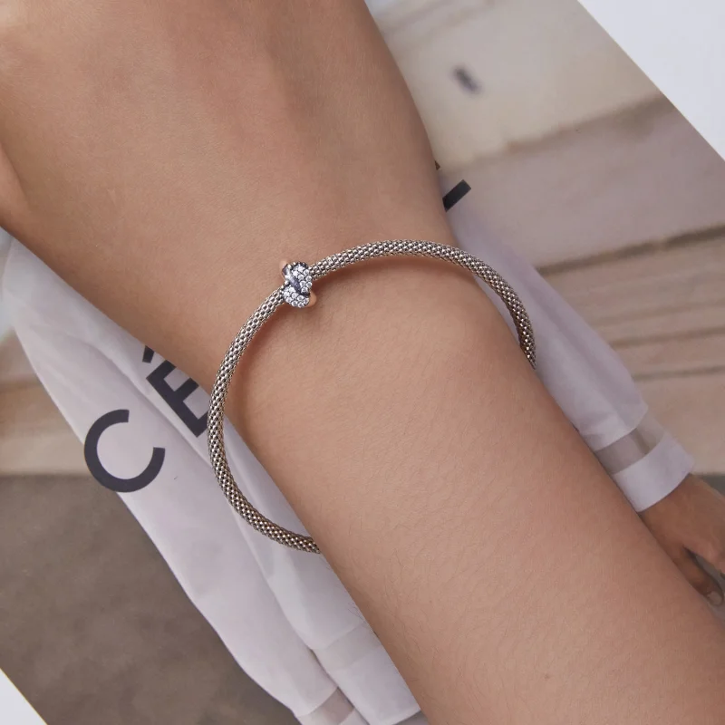 (imagem para) Pandora Style Feet Spacer Charm - BSC688 - Visualizar 6