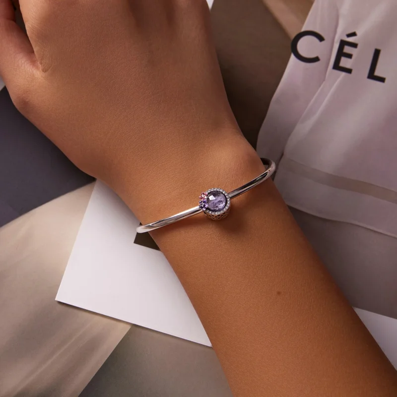 (imagem para) Pandora Style Feminine Power - Brilliant Flowers Charm - SCC2141 - Visualizar 5