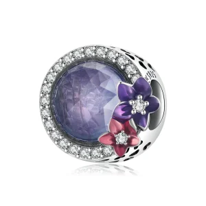 (imagem para) Pandora Style Feminine Power - Brilliant Flowers Charm - SCC2141