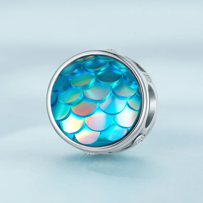 (imagem para) Pandora Style Fish Scales Charm - SCC2412 - Visualizar 2