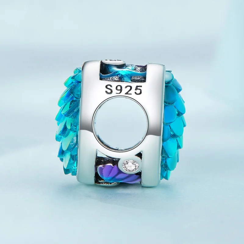 (imagem para) Pandora Style Fish Scales Charm - SCC2412 - Visualizar 3