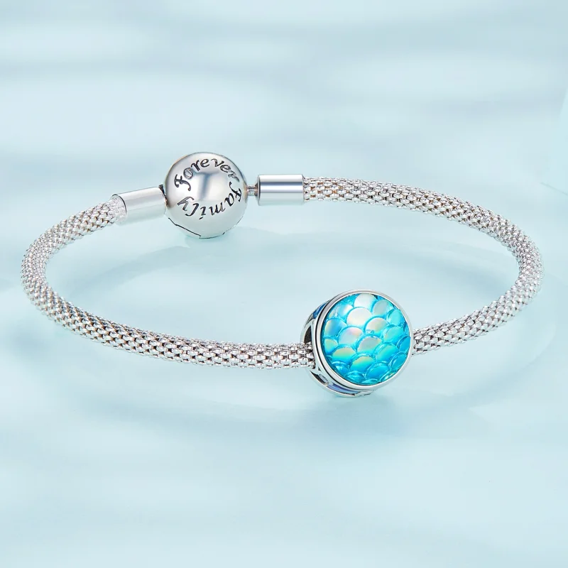 (imagem para) Pandora Style Fish Scales Charm - SCC2412 - Visualizar 5