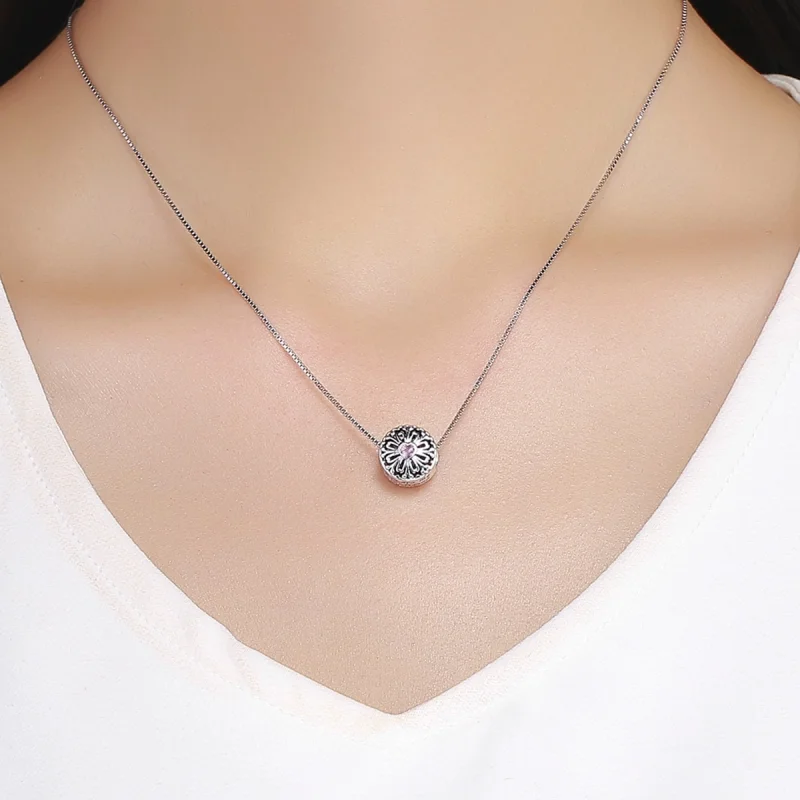 (imagem para) Pandora Style Flower of Friendship Charm - SCC740 - Visualizar 5