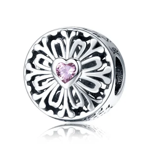 (imagem para) Pandora Style Flower of Friendship Charm - SCC740
