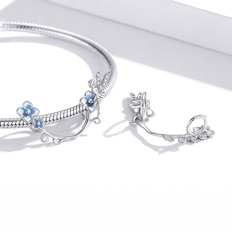 (imagem para) Pandora Style Flower Spirit Charm - BSC391 - Visualizar 4