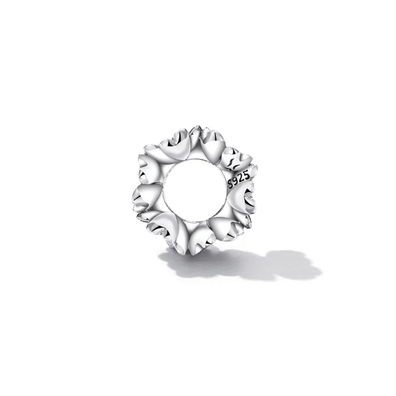 (imagem para) Pandora Style Flowers Spacer Charm - SCC2212 - Visualizar 3