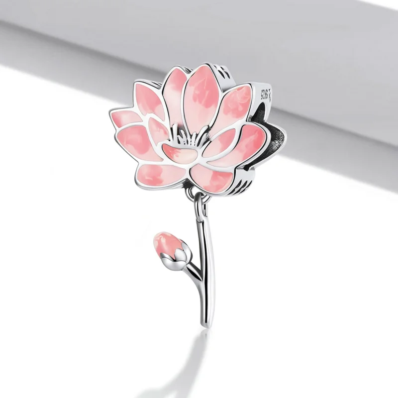 (imagem para) Pandora Style Fresh Lotus Charm - SCC2157 - Visualizar 2