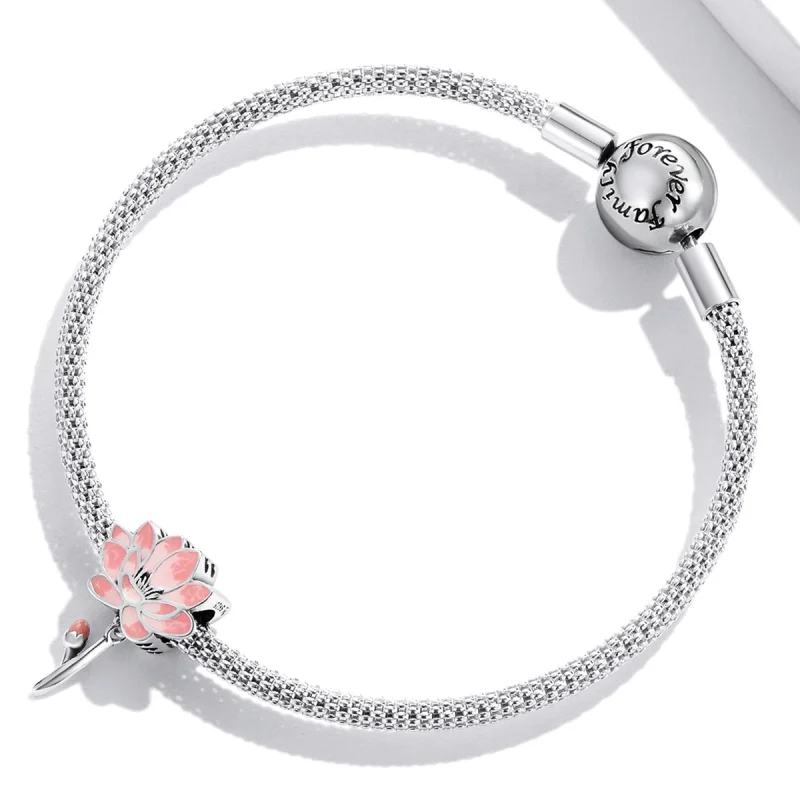 (imagem para) Pandora Style Fresh Lotus Charm - SCC2157 - Visualizar 3
