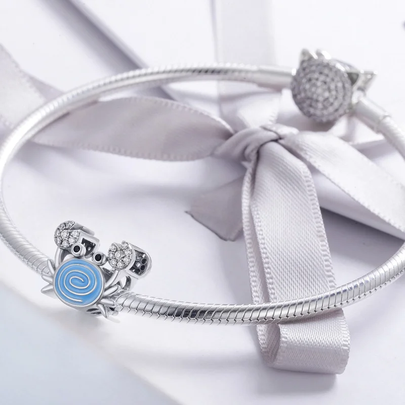 (imagem para) Pandora Style Funny Crab Charm - SCC682 - Visualizar 4