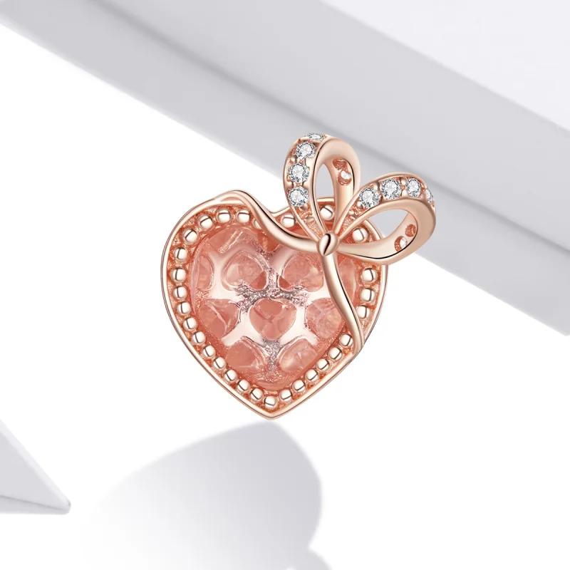 (imagem para) Pandora Style Gift of Love Charm - BSC398 - Visualizar 2