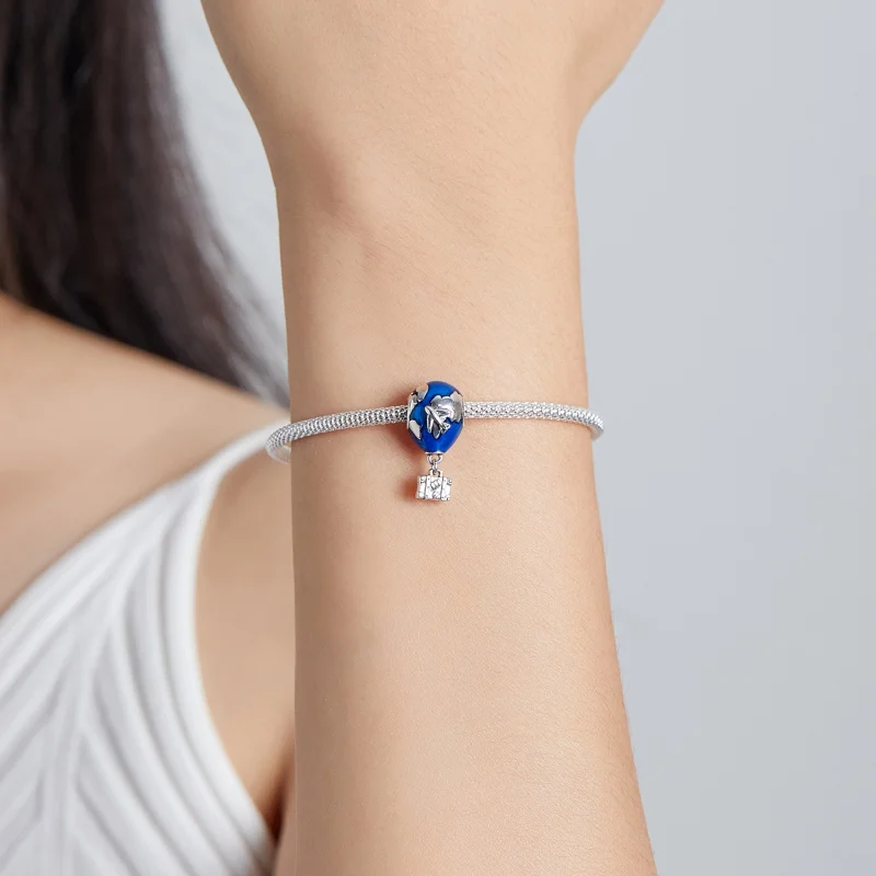 (imagem para) Pandora Style Globetrotter - Hot Air Balloon Charm - SCC2028 - Visualizar 5