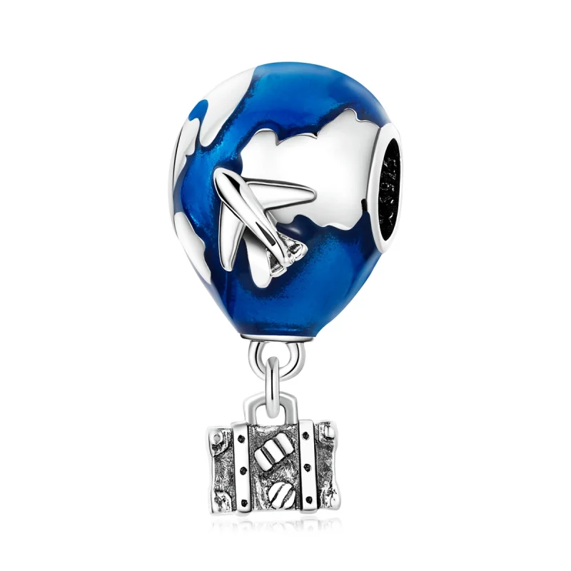 (imagem para) Pandora Style Globetrotter - Hot Air Balloon Charm - SCC2028