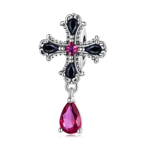 (imagem para) Pandora Style Gothic Cross Spacer Charm - SCC2381