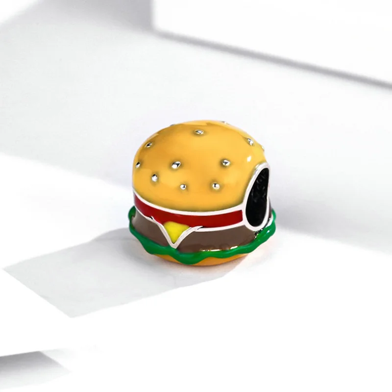 (imagem para) Pandora Style Gourmet Burger Charm - SCC2014 - Visualizar 2