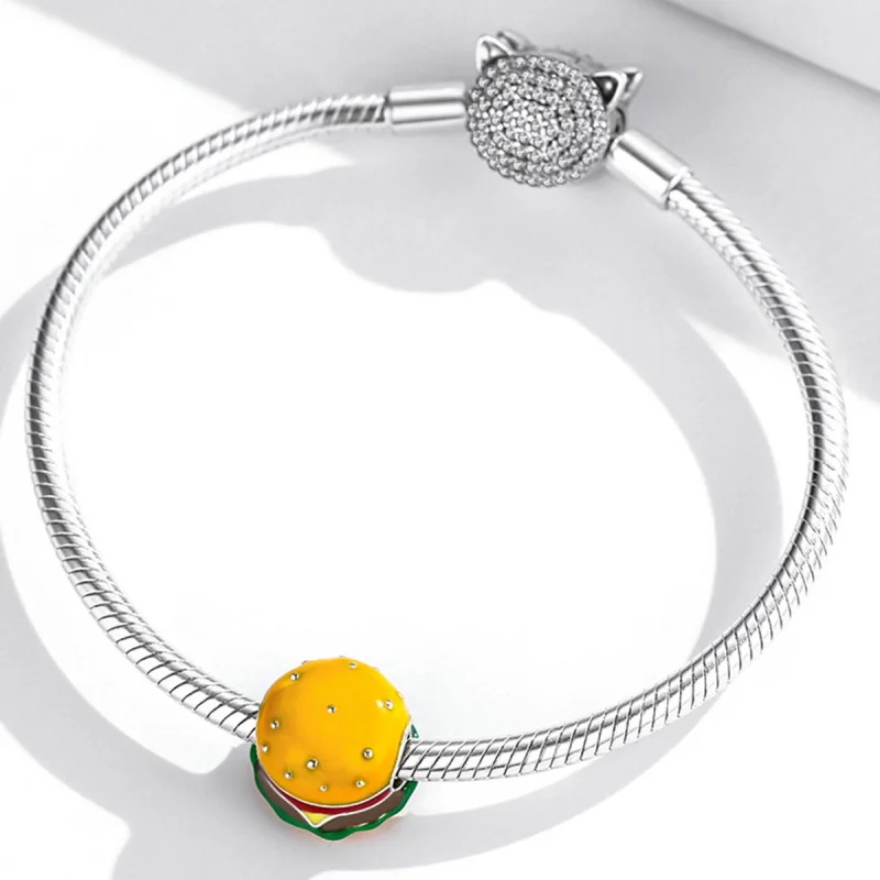 (imagem para) Pandora Style Gourmet Burger Charm - SCC2014 - Visualizar 3
