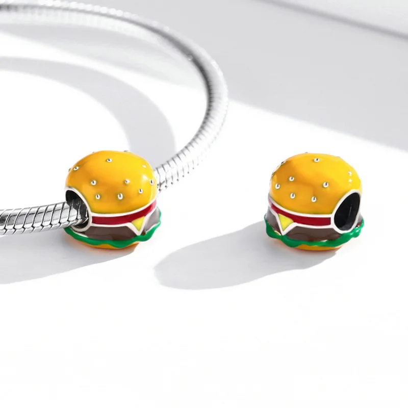 (imagem para) Pandora Style Gourmet Burger Charm - SCC2014 - Visualizar 4