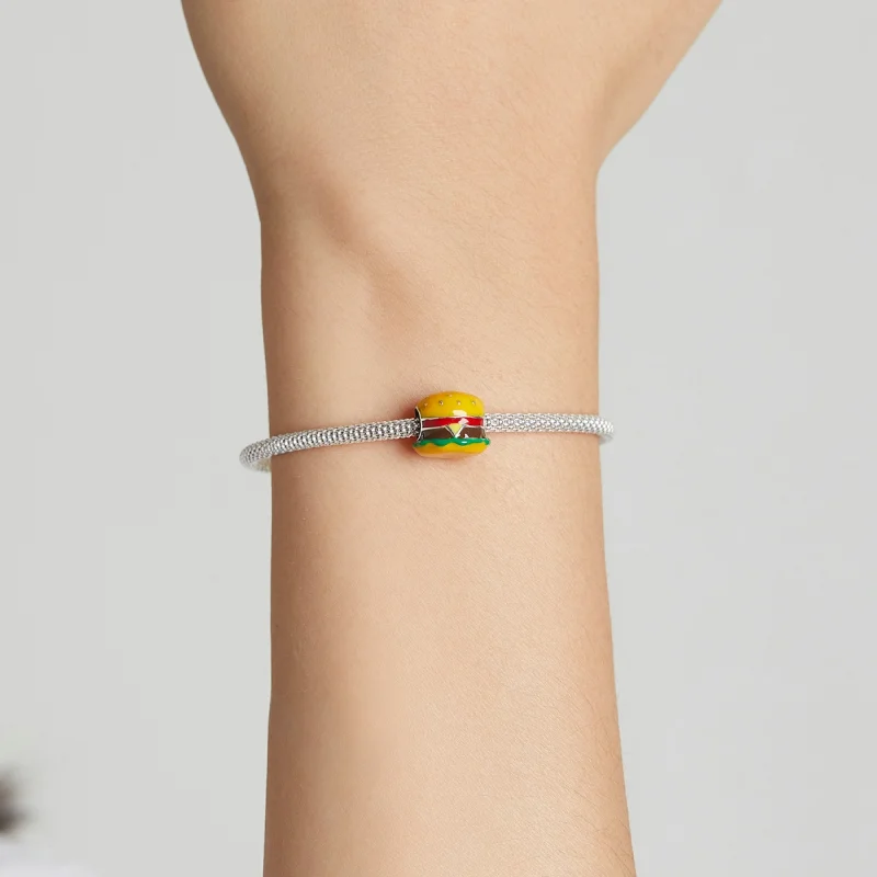 (imagem para) Pandora Style Gourmet Burger Charm - SCC2014 - Visualizar 5