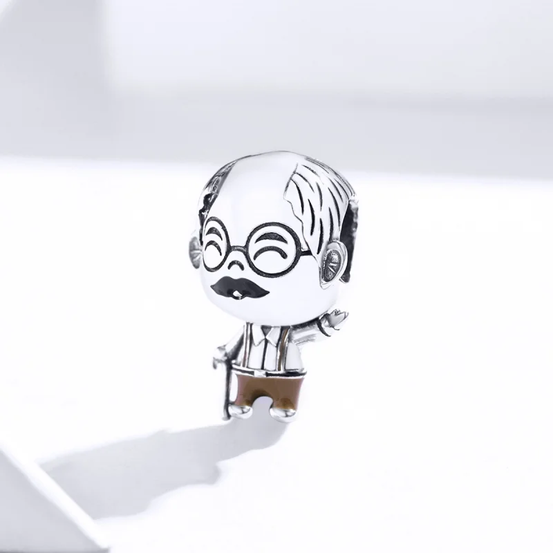 (imagem para) Pandora Style Grandfather Charm - BSC176 - Visualizar 2