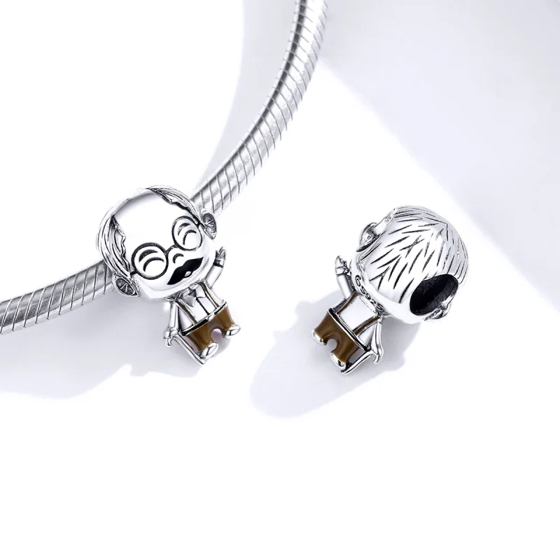 (imagem para) Pandora Style Grandfather Charm - BSC176 - Visualizar 4