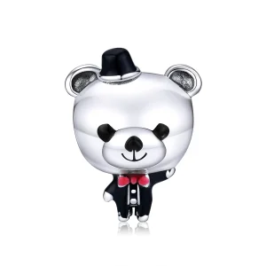 (imagem para) Pandora Style Groom Bear Charm - SCC1473