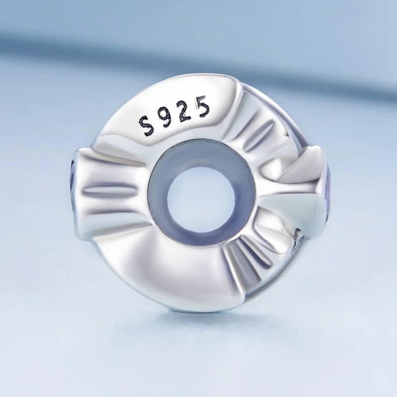 (imagem para) Pandora Style Guardian Heart Spacer Charm - BSC677 - Visualizar 3