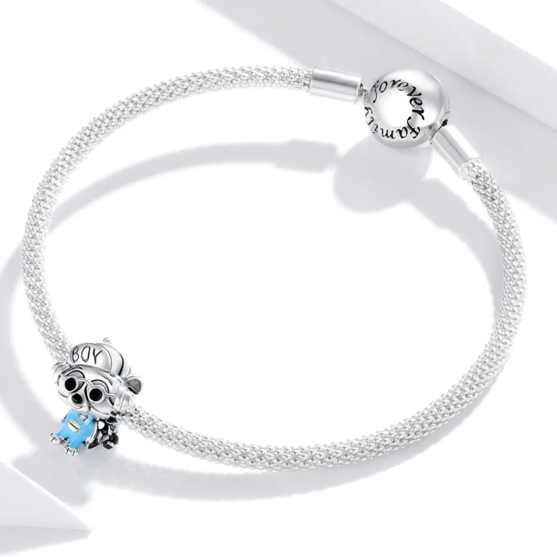 (imagem para) Pandora Style Hip Hop Raccoon Charm - SCC1629 - Visualizar 3