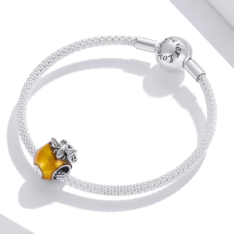 (imagem para) Pandora Style Honey Pot Charm - SCC1914 - Visualizar 3